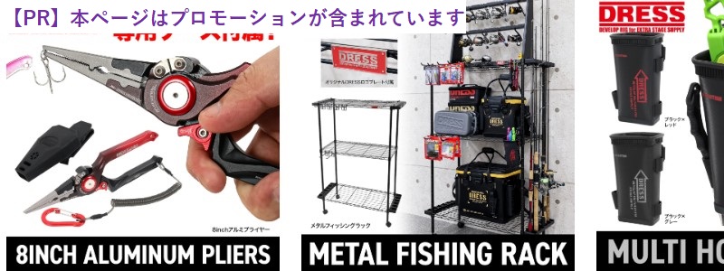 釣りとアウトドアのDRESS情報サイト